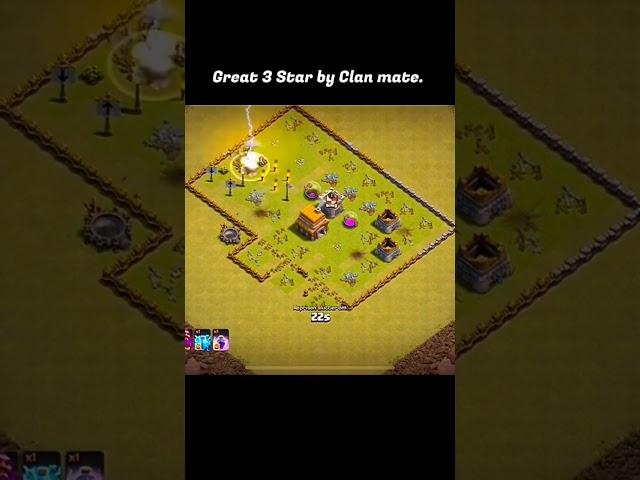 Clash of clans Best War Attack Strategy | Clash of clans |  #shorts #clashofclans