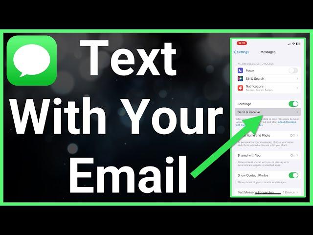 How To Send Text Message Using Email On iPhone