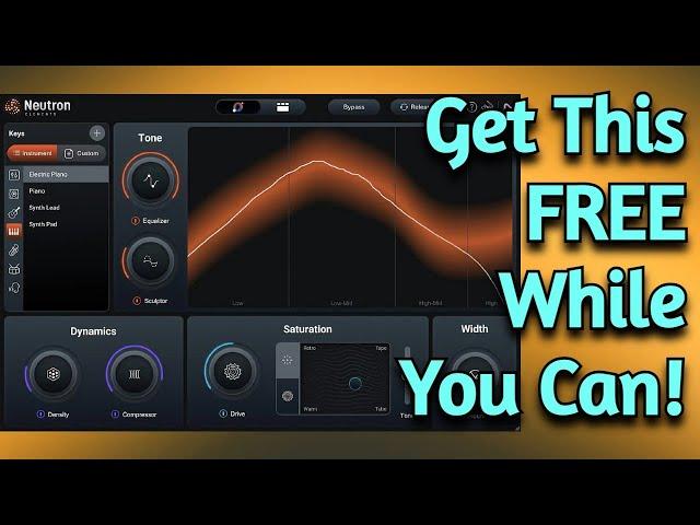 Limited Time FREE Ai Mixing VST Plugin by Izotope - Neutron 5 Elements - Review & Demo