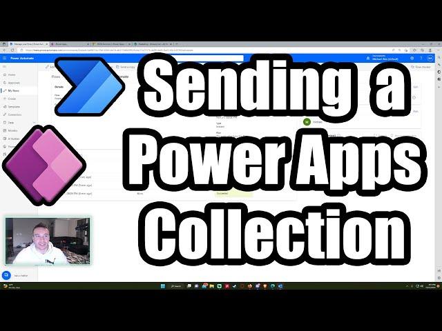 How to Send a Collection from Power Apps to Power Automate | 2022 Tutorial