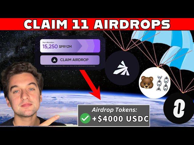 Claim 11 Airdrops NOW - COMPLETE GUIDE