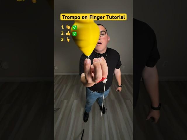 Trompo Tutorial : Trompo on Finger #migbee #trompo #spintop