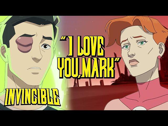 Atom Eve Tells Mark She Loves Him | Invincible S2