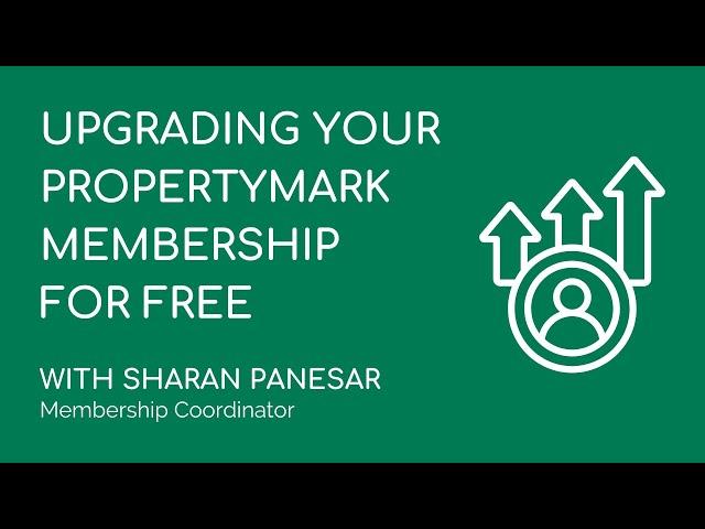 Upgrading Propertymark Membership for free