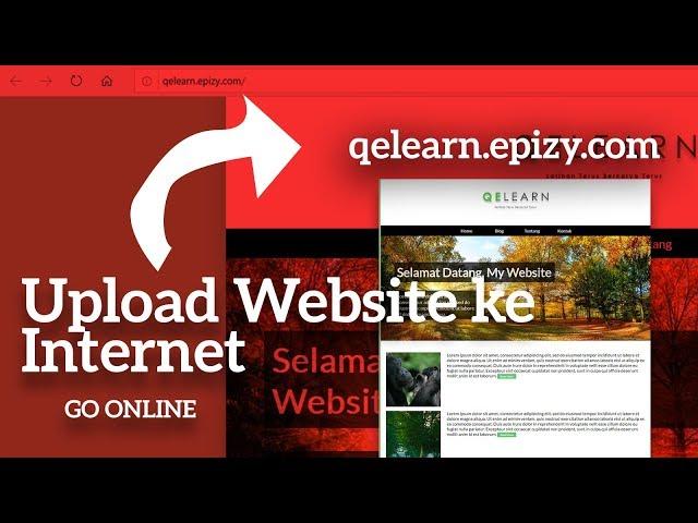 Cara Upload Website ke Internet Sampai Online