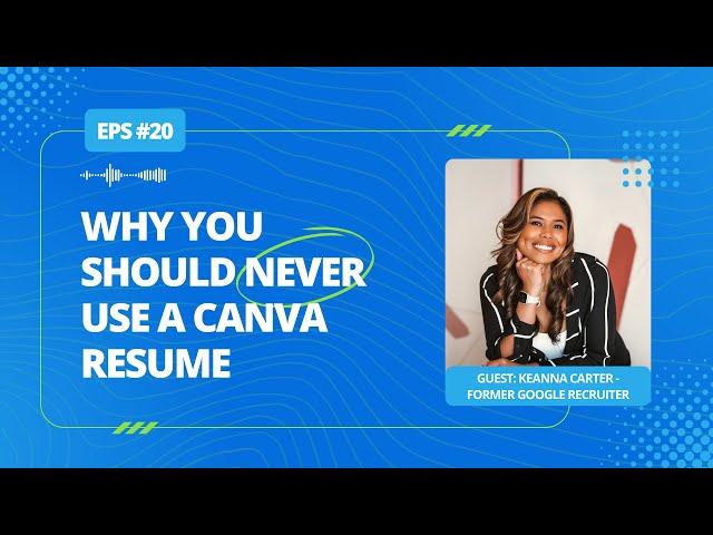 A Google Recruiter On Why You SHOULDN'T Use a Canva Resume + Other Resume Design Advice