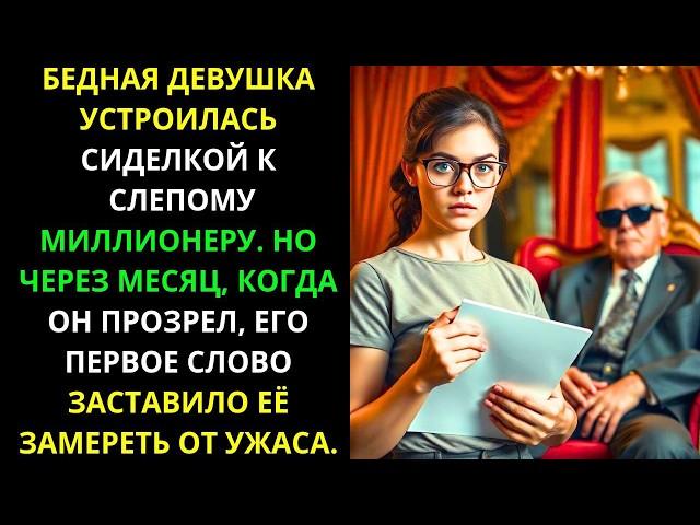 Слепой МИЛЛИОНЕР вернул ЗРЕНИЕ, и его первое СЛОВО стало для СИДЕЛКИ моментом УЖАСА...