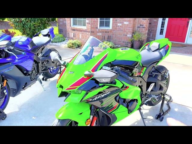 What Should You Buy? Honest Review of a 2023 Yamaha R1, 2023 Kawasaki ZX-10R KRT and 2023 Yamaha R1M