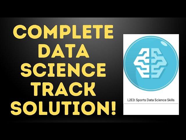 Complete Solution For Learn To Earn Data Science Skills Track #learntoearnchallenge #BCW