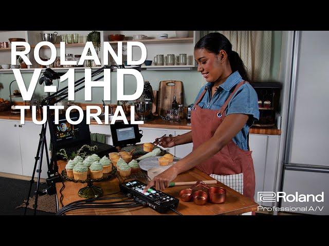 Roland V-1HD Video Switcher Tutorial