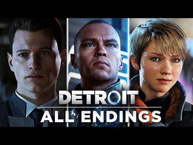 ALL 99+ ENDINGS (ALL SECRET ENDINGS) COMPLETED - DETROIT BECOME HUMAN