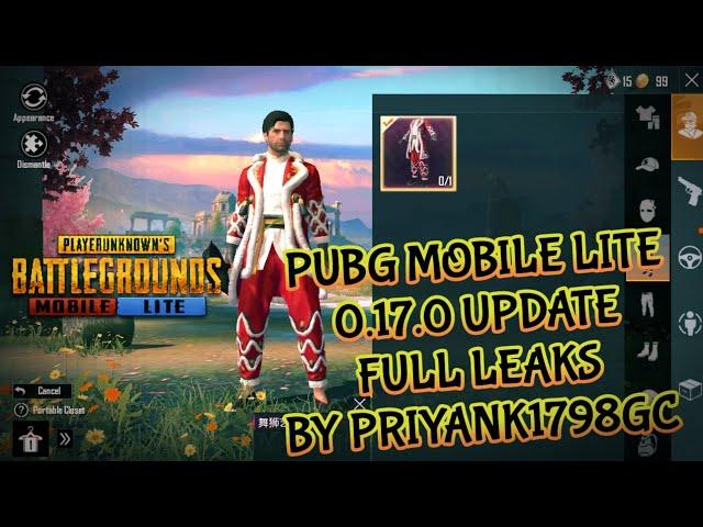 PUBG MOBILE LITE 0.17.0 UPDATE NEW OUTFITS,PLANE,BAGS SKINS AND WINNER PASS 12 REWARDS