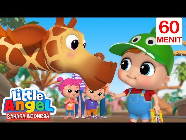 Bersenang-senang di Kebun Binatang | Little Angel Bahasa Indonesia | Kartun Anak