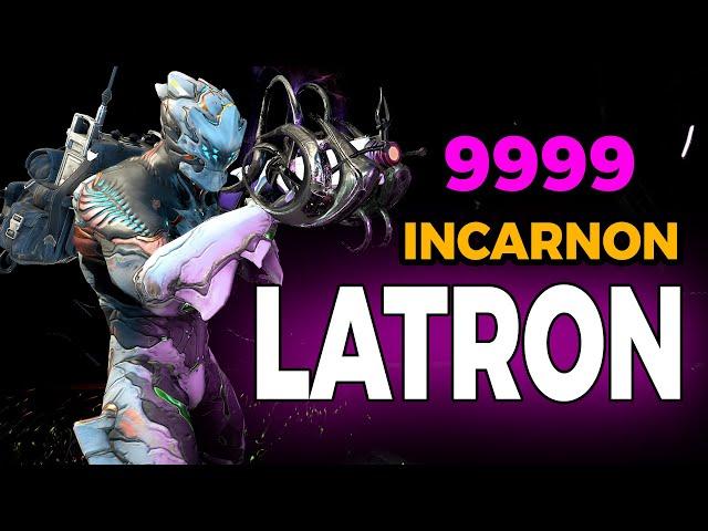 Endgame: Latron Incarnon Build | Void Cascade level cap 9999 [Warframe]