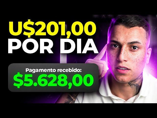 GANHE U$201 DÓLAR POR DIA nessa PLATAFORMA POUCO CONHECIDA para afiliados *como ganhar em dólar*