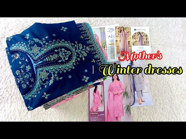 New winter dress designing ideas for Mother's /Casual & Stylish mother winter suit's