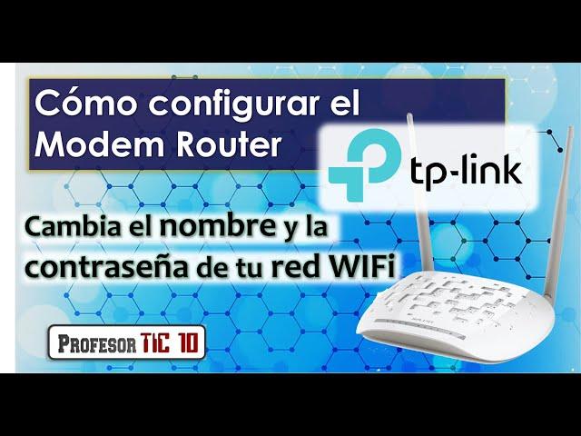 Rápido y fácil Cómo configurar el Modem Router Tp Link