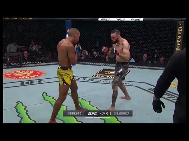 I added windows shutdown sound effect on Barbosa's KO on Shane Burgos