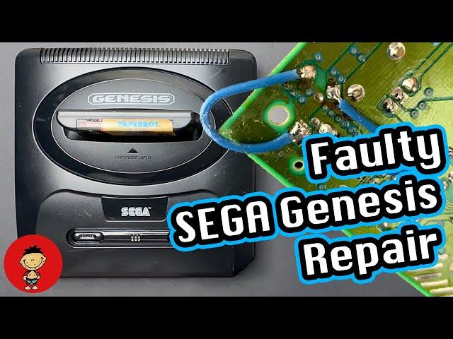 Sega Genesis Bad Controller Ports - Retro Console Restoration