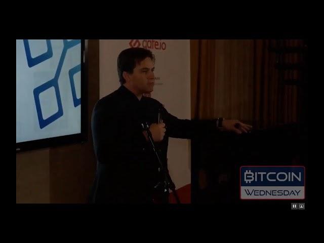 Craig Wright Speaks at Bitcoin Wednesday — Part 1