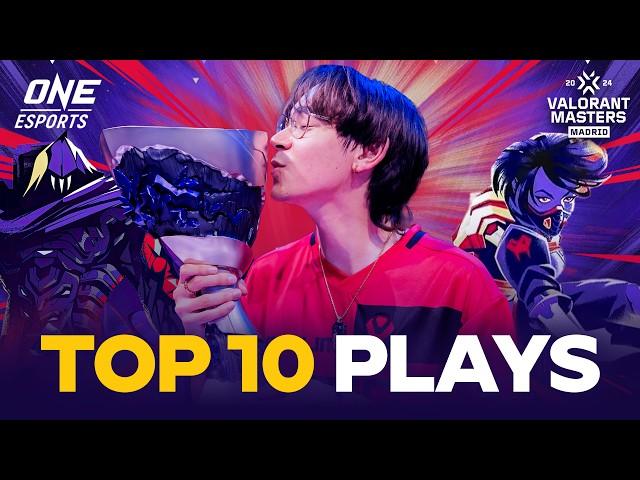 TOP 10 OVERALL BEST PLAYS | VCT MASTERS MADRID