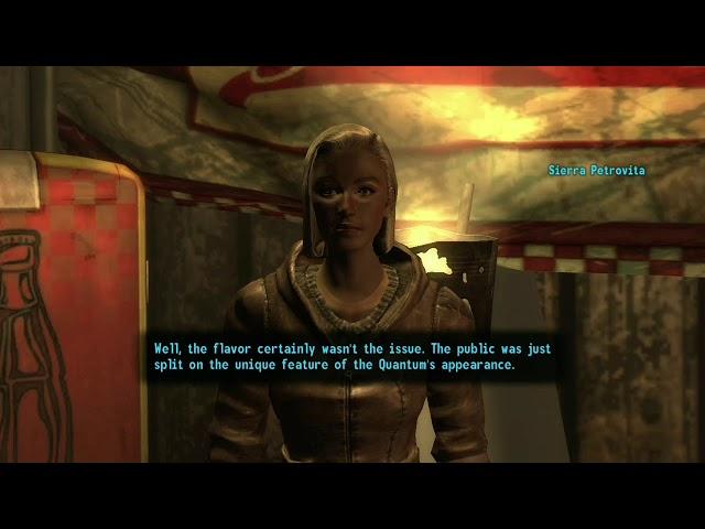 Fallout 3: Sierra Petrovita's Nuka-Cola Collection And Talking About Quantum