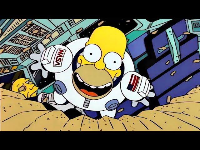 The Simpson Homer Becomes NASA Astronaut