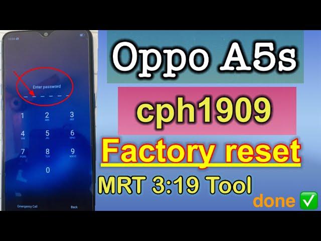 Oppo A5s unlock mrt crack oppo a5s unlock password mrt 3.19 tool dne oppo a5 pattern lock kaise tode