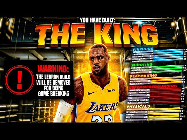 THIS BUILD NEEDS TO BE BANNED in NBA 2K23! *NEW* LEBRON JAMES BUILD is THE BEST BUILD IN NBA 2K23!