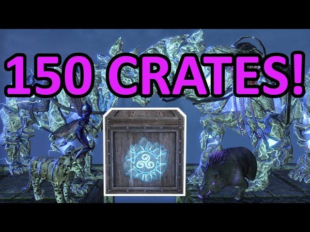 Opening 150 ESO Storm Atro Crown Crates! 