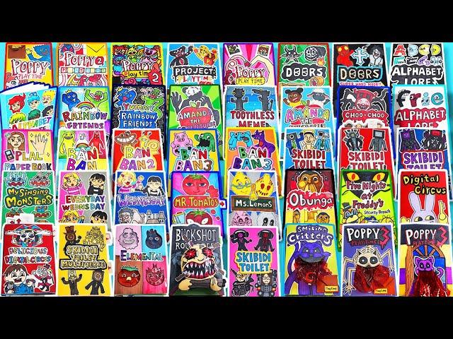41 Game Book Story Collection  (Paper Play, Easy Crafts, Horror Game, Toy Introduction)