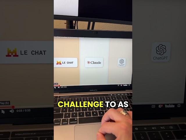 AI comparison: mistral versus ChatGPT versus Claude versus DeepSeek ￼