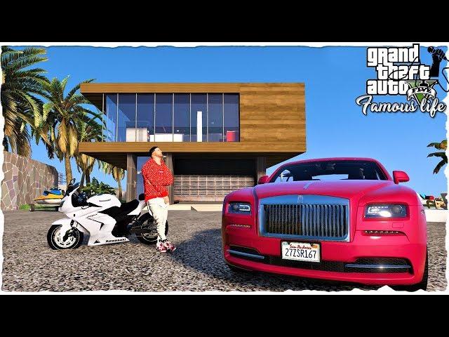 GTA5 REAL LIFE MOD |#4 ROZANDO LA FAMA (DE POBRE A RICO FAMOUS LIFE )  