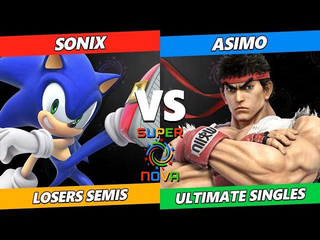 Supernova 2024 LOSERS SEMIS - Sonix (Sonic) Vs. Asimo (Ryu) Smash Ultimate - SSBU