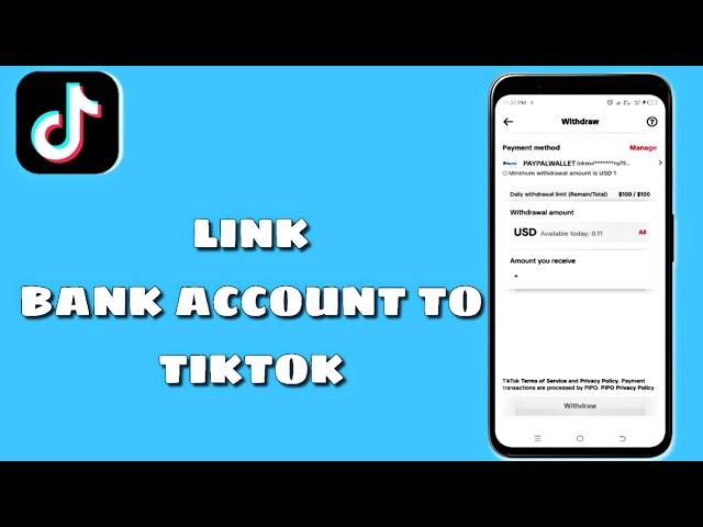 How To Link Bank Account To TikTok