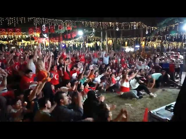 Turkey Insane Fan Reactions to Winning 2-1 vs Austria