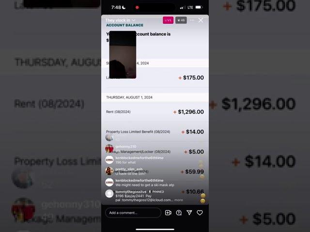 TommyTheGossipp BEGGING For Rent Money‍️ Now A LATE FEE Has Been Added 8/4/24 PART 1