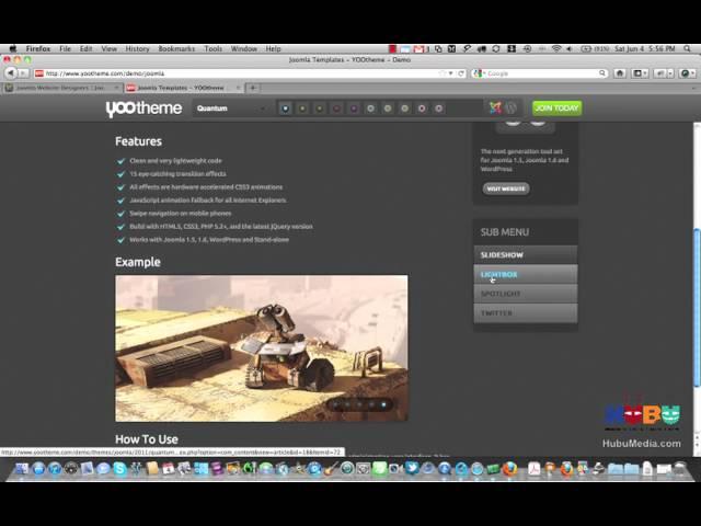 YooTheme Widgetkit for Joomla - HubuMedia Review