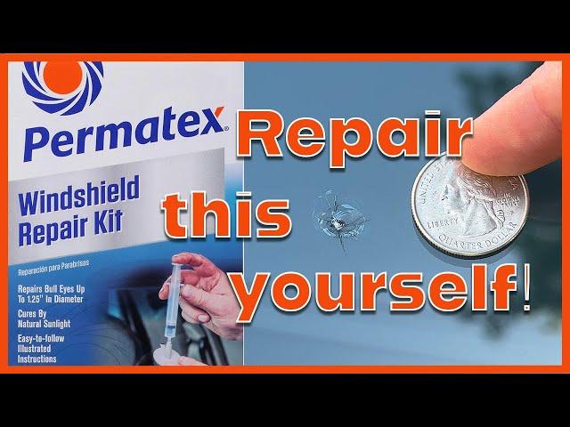 Windshield Repair Kit - Fix a windshield crack from a small rock hit