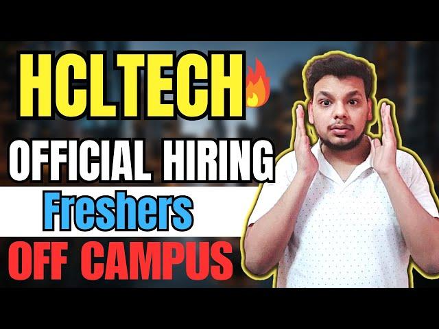 HclTech , BCG Hiring Drive | OFF Campus Drive For 2024 , 2023 Batch Hiring | Latest Fresher Jobs