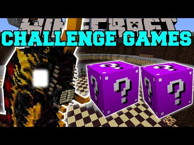 Minecraft: BATTRA LARVA CHALLENGE GAMES - Lucky Block Mod - Modded Mini-Game