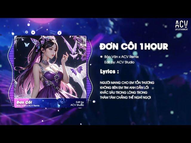 [1 HOUR] ĐƠN CÔI REMIX ( Bản Hot TikTok ) -  BẢO VÂN COVER | Người Mang Cho Em Tổn Thương...