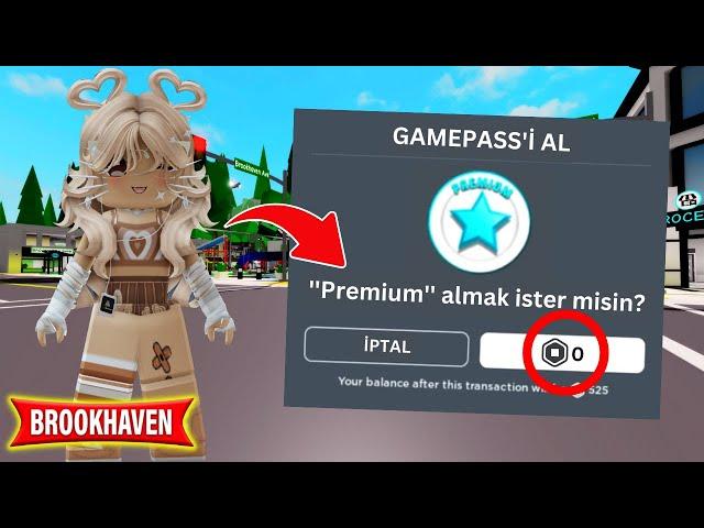 BROOKHAVEN'DA PREMİUM OLMAKAYŞEM ECE ARIROBLOX BrookhavenRP