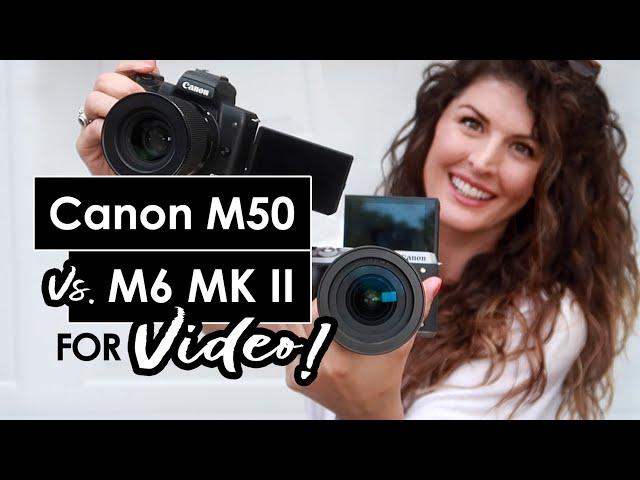 Canon M50 vs Canon M6 Mark II - VLOGGING CAMERA Comparison