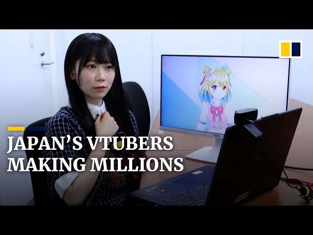Virtual YouTubers behind famous avatars in Japan make millions from superfans