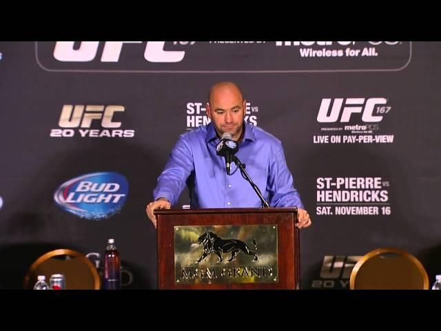 Dana White blasts GSP-Hendricks result