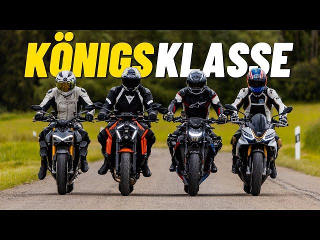 Aprilia Tuono vs. BMW M 1000 R vs. Ducati Streetfighter vs. KTM 1390 Super Duke R