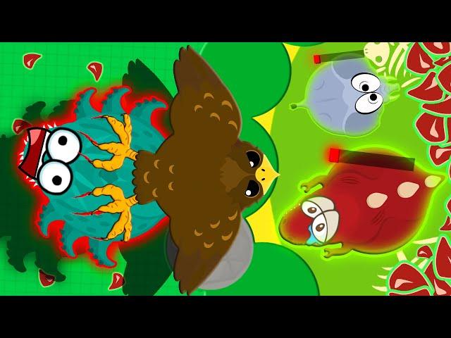 Mope.io GOLDEN EAGLE DROPS ALL HIGH TIERS INTO DEADLY POISON LAKE! | Mope.io Funny Gold Eagle Troll