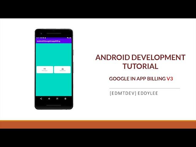 Android Studio Tutorial - Google In App Billing V3