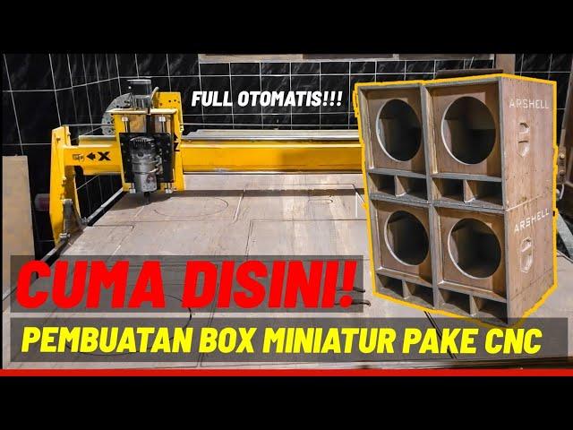 Proses Pembuatan Box Miniscoop Miniatur di Henk Pro Audio - skema box Miniscoop Pengerjaan Full CNC